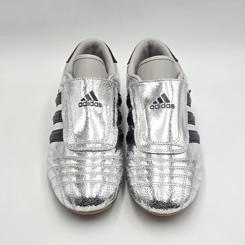 adidas Originals Women's Size 8.5 Taekwondo Shoes JH9664 Silver Metallic New - Picture 3 of 10